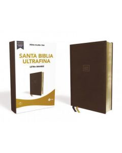 Biblia RVR1960 Tamaño Manual, Ultrafina, Sentipiel Color Cafe, Letra Grande,