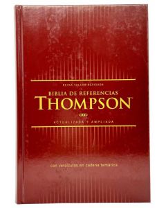Biblia RVR77 Thompson, Pasta Dura, Color Vino