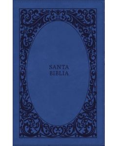 Biblia RVR1960 Imagenes Tierra Santa,.Tamaño Manual, Imitacion Piel, Color Azul, Ultrafina, Letra Grande, Con Cierre