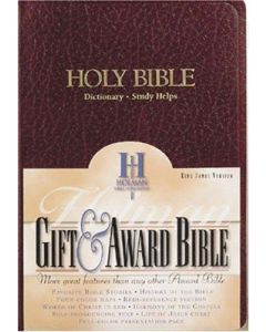 Bible KJV Gift & Award Imitation Leather Burgundy