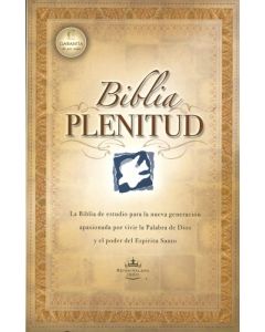 Biblia RVR60 Plenitud Estudio Rustica Amarillo Tamaño Manual