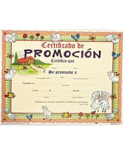 Certificado Promocion Niños