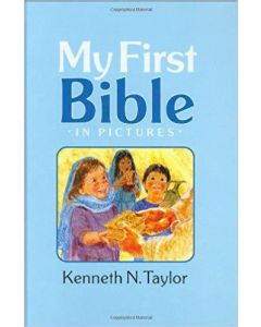 My First Bible In Pictures Hardcover Blue Kenneth N. Taylor