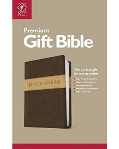 Bible NLT Premium Gift Imitation Leather Brown Tan