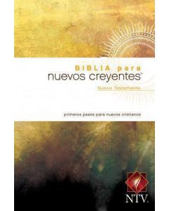 Biblia NTV Nuevos Creyentes Nuevo Testamento Rustica Amarillo Tamaño Manual
