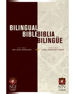 Biblia NTV NLT Bilingue Tapa Dura Crema Vino Tamaño Manual