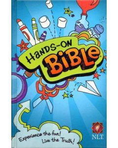 Bible NLT Hands On Experience the Fun Hardcover Blue
