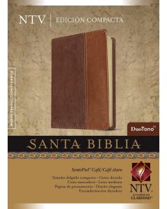 Biblia NTV Edicion Compacta Imitacion Piel Cafe Tamaño Compacta