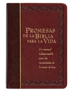 Devocional, Promesas de la Biblia para la vida, Imitacion Piel, Color Cafe