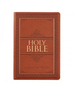 Bible KJV Large Print Imitation Leather Tan Index