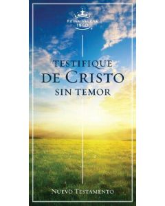 Nuevo Testamento RVR60 Testifique De Cristo Sin Temor Rustico Tamaño Bolsillo
