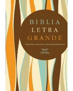 Biblia RVC Letra Grande Imitacion Piel Cafe Tamaño Manual Indice