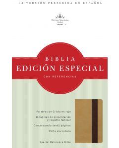 Biblia RVR60 Edicion Especial Referencias Piel Especial Oro Marron Tamaño Manual