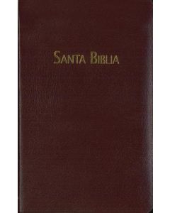 Biblia RVR60 Letra Grande Manual Imitacion Piel Vino Cierro Indice