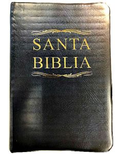 Biblia RVR60 Manual Letra Grande Vinil Azul Oscuro Indice