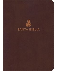 Biblia RVR 1960 Letra Super Gigante, Piel Fabricada Marron