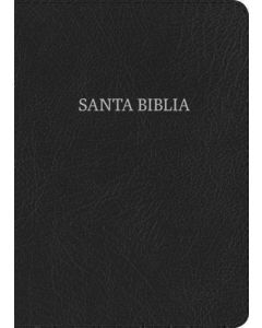 Biblia NVI Letra Grande Tamaño Manual, Piel Fabricada Negro con Indice