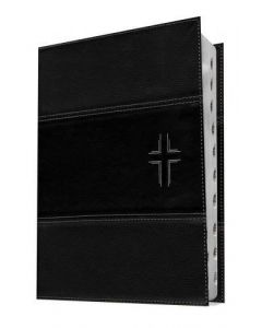 Biblia de estudio del Diario Vivir NTV, letra grande, color negro con indice