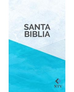 Biblia Economica Nueva Traduccion Viviente (NTV) Portada Rustico, Tamaño Manual Color Azul