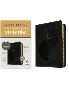 Biblia NTV con Letra Grande, Tamaño Compacto, Imitacin Piel, Color Negro con Indice