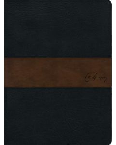 Biblia de estudio Spurgeon RVR1960, color negro/marrón símil piel