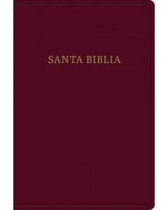 Biblia RVR60 Letra Gigante, Referencias Imitacion Piel Color Vino Con Indice