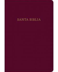 Biblia RVR60 Letra Grande Tamaño Manual Referencias Imitacion Piel Color Vino Con Indice