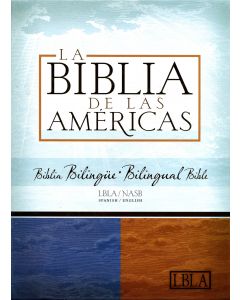 Biblia LBLA NASB Bilingue Americas Imitacion Piel Negro Tamaño Grande