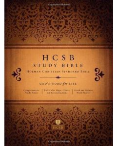 Bible HCSB Study Leather Black