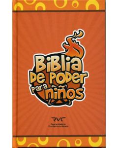Biblia RVC Poder Para Niños Tapa Dura Naranja