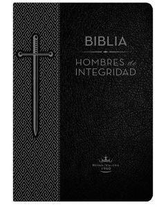 Biblia RVR60 Hombres De Integridad Piel Especial Negro Espada
