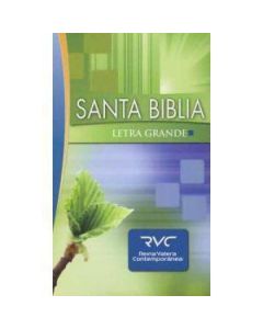 Biblia RVC Letra Grande Tamaño Manual Tapa Dura Verde
