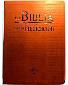 Biblia RVR60 Para La Predicacion Imitacion Piel Cafe Tamaño Manual