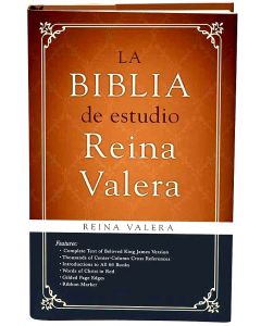 Biblia RVR09 Estudio Reina Valera Concordancia Tapa Dura Cafe