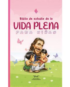 Biblia RVC de Estudio de la Vida Plena para Niñas, Pasta Dura, Color Rosa