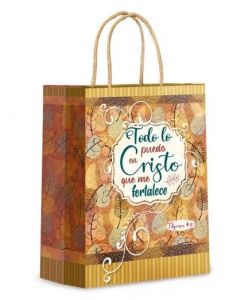 Bolsa Para Regalo, Tamaño Pequeño - Todo lo Puedo En Cristo
