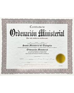 Certificado De Ordenacion Ministerial