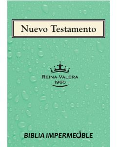 Nuevo Testamento Impermeable Rvr60 Pasta Rustica Tamaño Compacta Color Verde