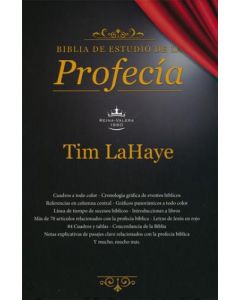 Biblia RVR60 La Profecia Estudio Imitacion Piel Negro Tim Lahaye