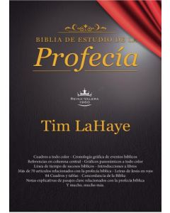 Biblia RVR Profecia Estudio Imitacion Piel Cafe Tim Lahaye