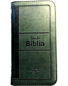 Biblia RVR60 Flex Imitacion Piel Verde Cierre Indice