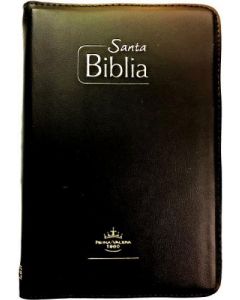 Biblia RVR60 Edicion Misionera Manual Referencias Cierre Vinil Negro