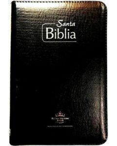 Biblia RVR60 Edicion Misionera Manual Referencias Cierre Imitacion Piel Negro