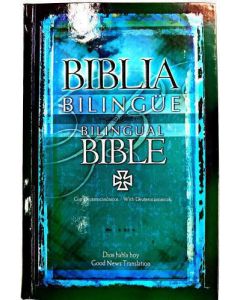 Biblia DHH Bilingue Dios Habla Hoy Tapa Dura Azul