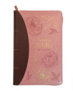 Biblia RVR1960, Coleccion Excelencia, Tamaño Manual, Imitación Piel, Color Rosa Con Cierre e Indice