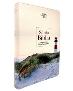 Biblia RVR1960 Coleccion Supreme, Tamaño Manual, Imitacion Piel, Diseño Faro