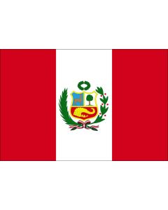 Mini Bandera Del Peru 4x6 Banner   Jay & Sons